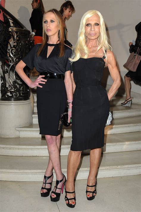 donatella versace e allegra|allegra versace worth.